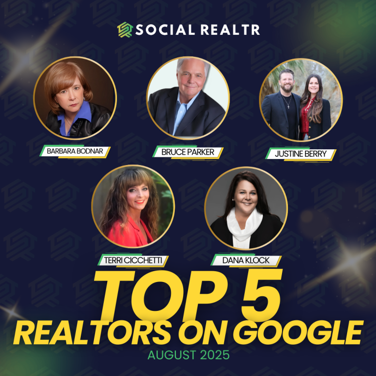Top 5 Recognized Realtors on Google in AUGUST 2025