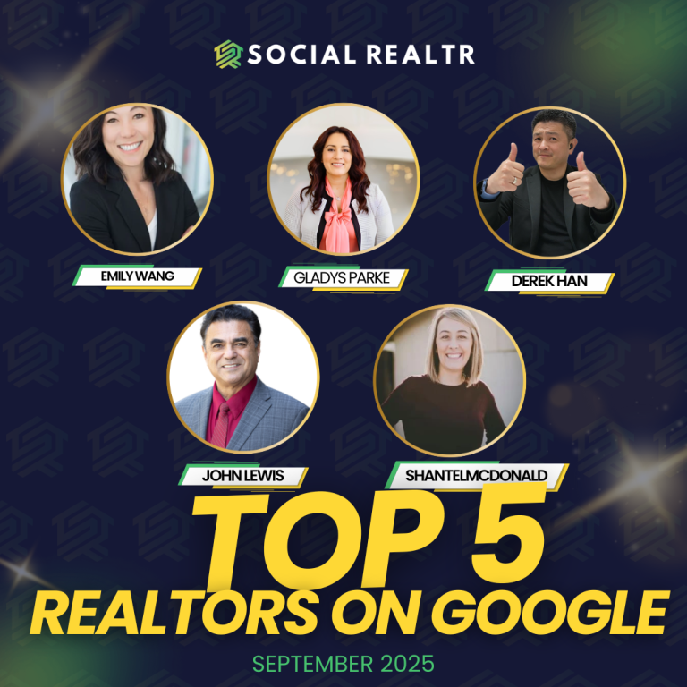 Top 5 Recognized Realtors on Google in September 2025