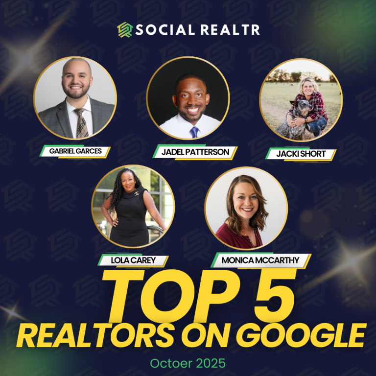 Top 5 Recognized Realtors on Google in October 2025