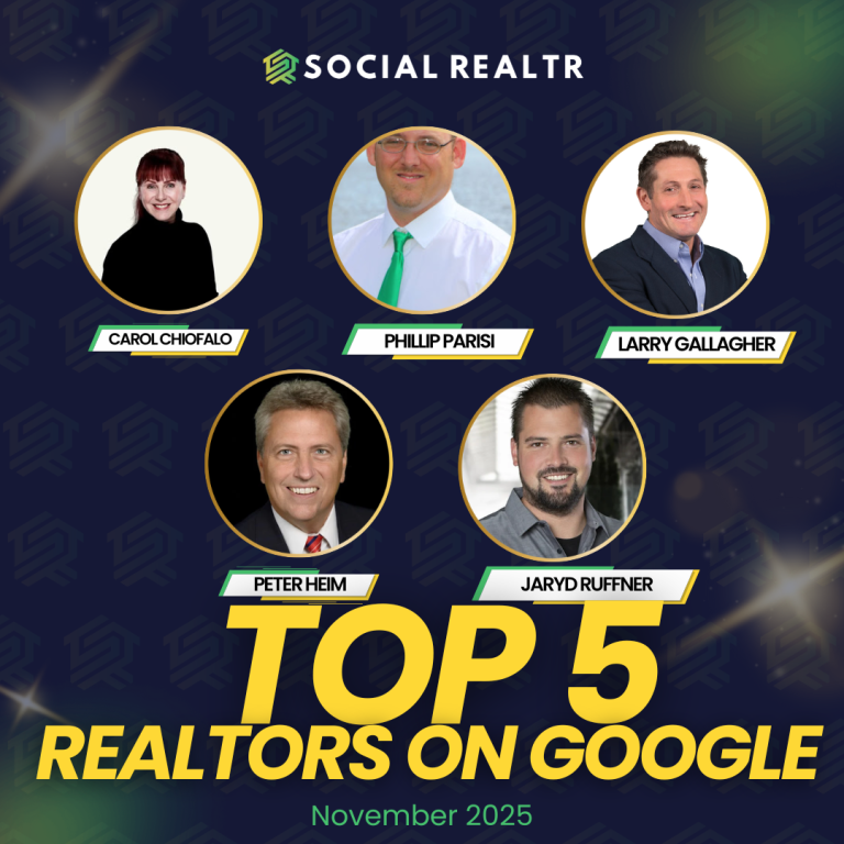 Top 5 Recognized Realtors on Google in November 2025